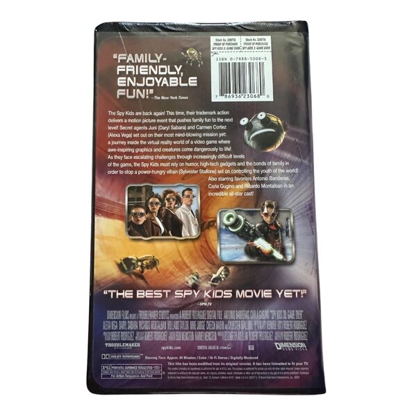 Spy Kids Movie Trilogy VHS Set - Spy Kids 1 2 & 3 - Dimension Home Video Nostalg - Picture 11 of 14
